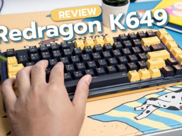 รีวิว Redragon K649 ELF แมคคานิคอลคีย์บอร์ดราคาประหยัด! โหมดไฟจัดเต็ม!