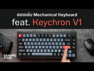 ลองเล่น Mechanical Keyboard feat. Keychron V1 คัสต้อมคีย์บอร์ดราคาประหยัด ซื้อแล้วพร้อมใช้เลย